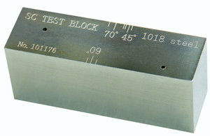 Ultrasone de Kaliberbepalingsblokken van Sc, de testblokken van de diktekaliberbepaling, Sc-testblok ASTM E164