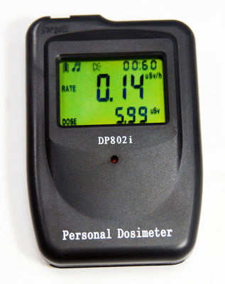 HUATEC DP802i Persoonlijke dosiswaarschuwingsmeter voor X-, γ- en hard-β-straling met een bereik van 0,01 μSv/h tot 30 mSv/h en een snelle responstijd ≤ 5 seconden