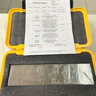 IOW API RP 2X UT Kalibratieblok 1/16 "Diameter gaten 10° hellingsresolutie gat NDT Ultrasone Test Referentieblok