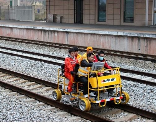 Handdrukbare dubbelrail ultrasone foutdetector FD-GT60