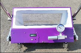 HC1400-LED arbeidsbesparende vacuümdooslekketester met wandelwielen en hulpstaaf voor lasinspectie