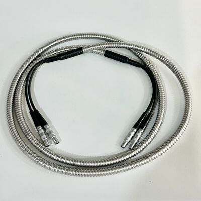 Hoge temperatuur Lemo 00-Lemo 00 TR kabel met stalen mantel voor UT foutdetectiemachine