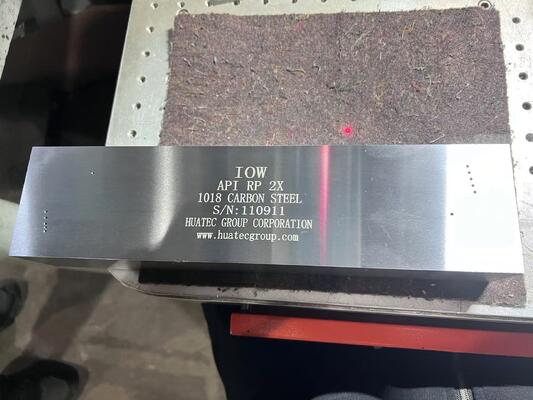 IOW Industriële balkprofiel kalibratieblok Ultrasone inspectiehoek Probe kalibratie testmonster