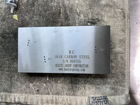 AWS D1.1/D1.1M-2015 RC resolutie Ultrasone Kalibratieblok voor Hoekstraaltransducers