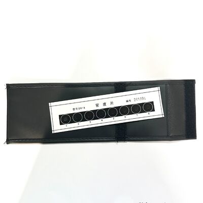 Beoordeling van lichtdichtheidsfilm met kalibratiecertificaat