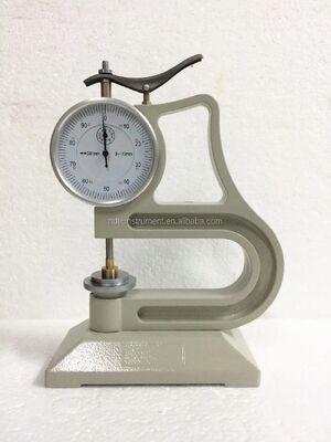 LP-10-C Rubber Dikte Gauge 0-10mm 0,01mm Resolutie voor Plastic Rubber
