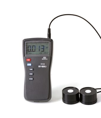 UV-B Portable UV Irradiance Meter 254nm & 297nm Dual Probe 0.1~200000μW/cm² UV Radiometer