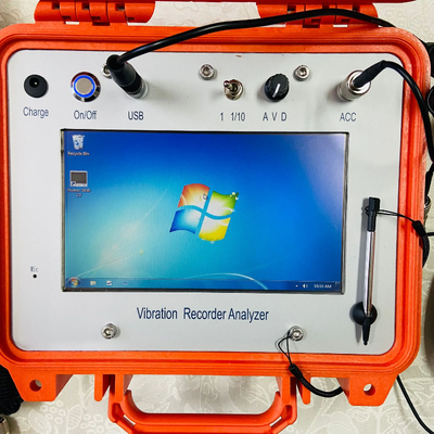 HG-S936L-1 Vibratiemetingsrecorder Versnelling Velociteit Verplaatsing Vibratie-analysator