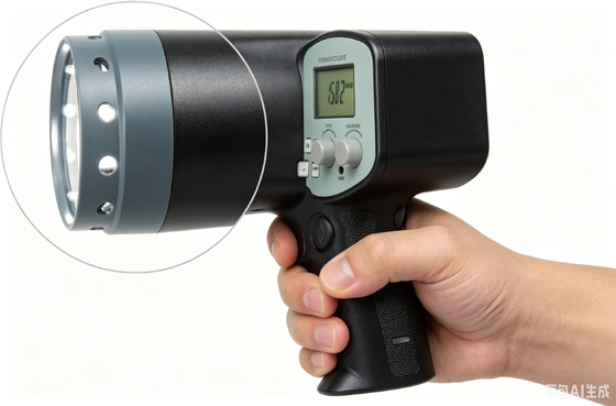 HDTS-3350PC Stroboscoop met hoge precisie Interne & Externe trigger Flash Tachometer