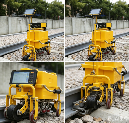 FD-GT-20 Rail Ultrasoon Detector Voor 43~75kg/m Rail Hogesnelheidstrein Metro Inspectie