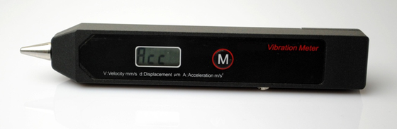HG6450-3 Aluminium behuizing Draagbare trillingspen 10-1000 Hz 3 meetparameters Gegevens vasthouden Automatische uitschakeling Motorlagerfoutdetector