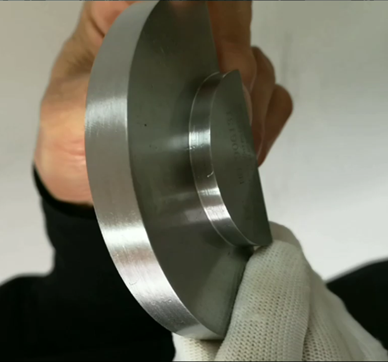 CC-type UT-kalibratieblok 1.0" & 2.0" Radius Scheergolf Afstand Kalibratiereferentieblok Voor Ultrasone Foutdetector