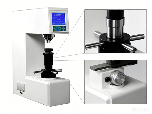HR-150D Multifunctionele Rockwell-hardheidstester met hoge nauwkeurigheid Automatische gegevensconversie Ingebouwde printer RS232-uitgang Industriële metaalhardheidstester