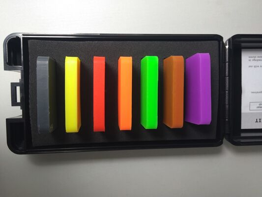 Gummistempel-Härteprüfblock
