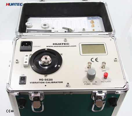 HG-5020i Vibratiekalibrator met frequentiebereik van 10 Hz tot 1280 Hz en digitaal scherm voor versnelling en snelheidsverschuiving