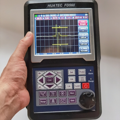 HUATEC 20-2000Hz Ultrasone foutdetector FD560 met afwijzingsonderdrukking 0 tot 80% vol schermhoogte