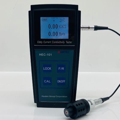 HEC-101 Handheld Eddy Current Conductivity Meter Aluminum Copper Alloy Heat Treatment Inspection Instrument