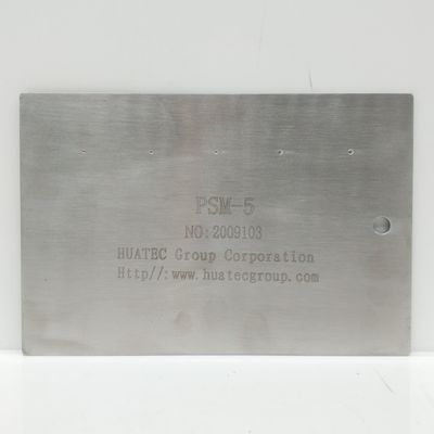 PSM-5 TAM-testpaneel van roestvrij staal met vijf scheuren PT-referentiemonster Kalibratieblok voor inspectie van penetranten voor NDT-LPI-tests