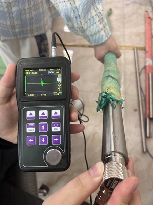 OLED-kleurenscherm Ultrasone diktemeter Live A&B Scan Single & Dual Element Probe
