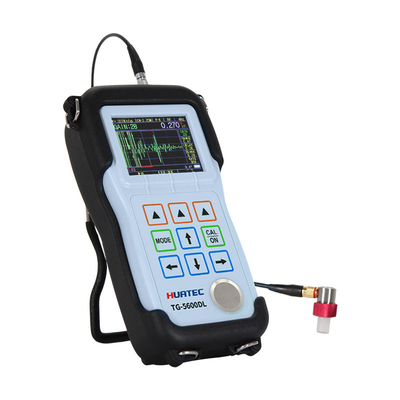 Ultrasone diktemeter enkel en dubbel element kleuren scherm