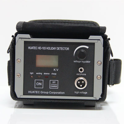 HD-103 Hoogspanningsvakantie detector 0.2-30KV LCD-scherm 0.5-10mm coating pinhole leak detector voor pijpleiding tank anti-corrosie inspectie