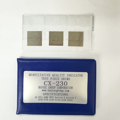 Magnetische deeltjes proefstuk Shims kwantitatieve kwaliteitsindicator QQI proefstukken