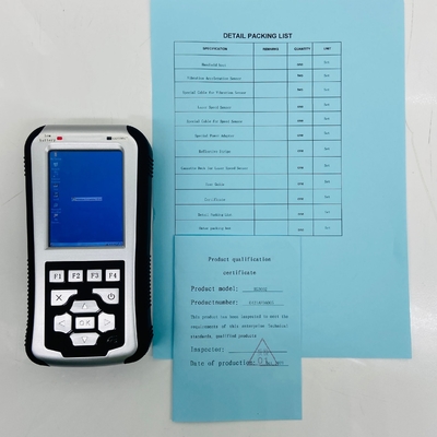 HG3002 2 vibratiekanalen +1 snelheidskanaal Kleuren LCD-scherm Trillingskluis Data Meetregistratie Analyse Meter
