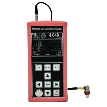 Draagbare niet-metalen ultrasone coatingdiktemeter met breed meetbereik en hoge precisie