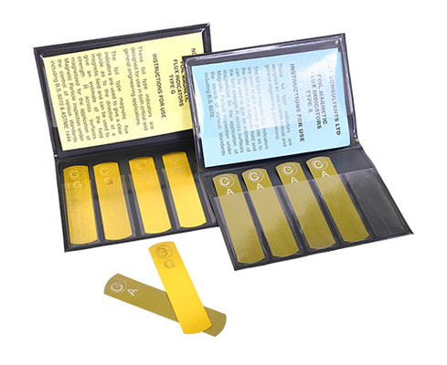 NDT Gelaagde Magnetische Flux Strips Type G Burmah-Castrol 5 Strips Voor Magnetisch Deeltjesfoutdetectie Fittingen