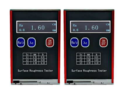 Pocket size oppervlakte ruwheid tester bezit Ra Rz Rt Rq