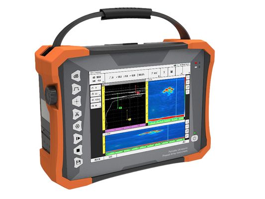 TFM Fasearray Ultrasone Foutdetector 32/128 Emission/Receive TOFD En Fasearray C Scan TFM Image