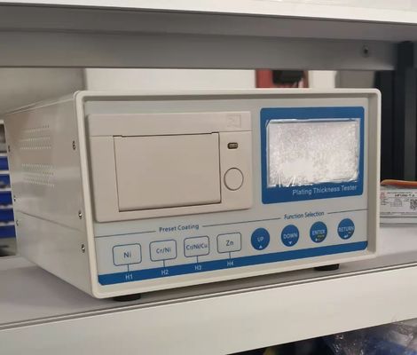 TG-100E Coulometric Metal Coating Electrolytic Thickness Gauge Ingebouwde printer