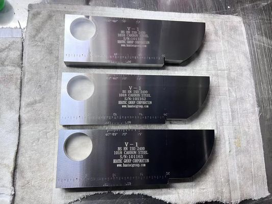 CS NDT kalibratieblok IIW V1 voor niet-destructieve tests