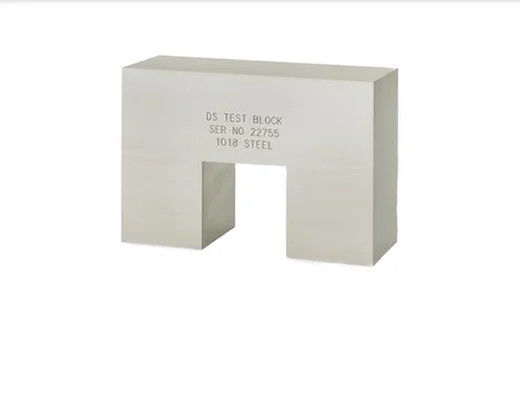 DS Afstands- en gevoeligheidskalibratieblok koolstofstaal