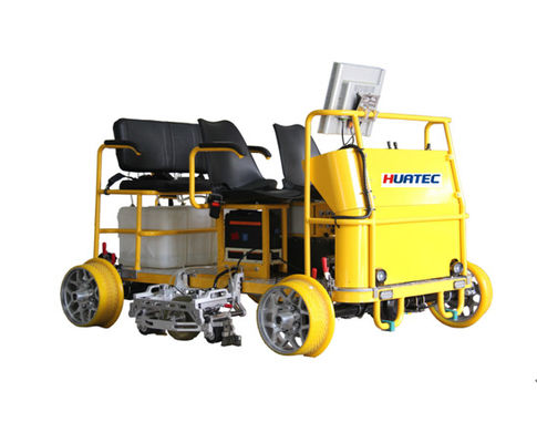 Dubbel spoor Ultrasone elektrische foutdetector Spoortypen van 43 kg/m tot 75 kg/m En interne defecten van rails volledig detecteren