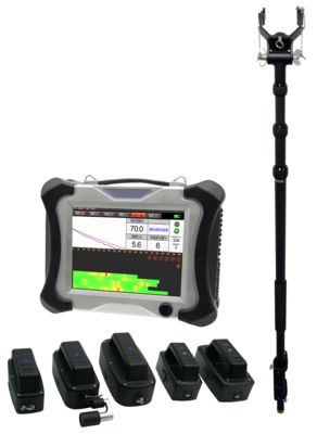 HEF-17 Gepulste Eddy Current NDT-instrument voor pijpwanddikte meten zonder bekleding