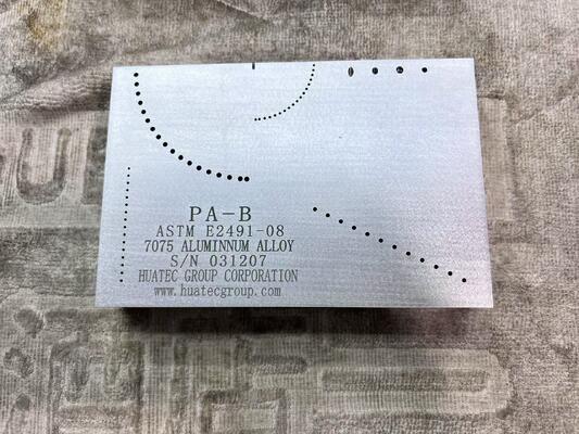 ASTM E2491 Fase Array Type B Blok Kalibratieblok - NDT Service