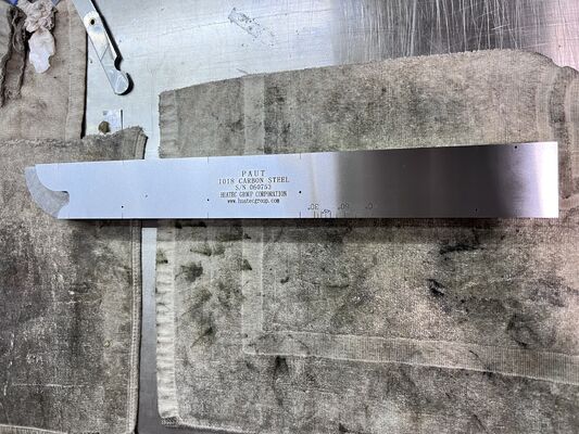 PAUT Radius Kalibratie IIW Blok ISO 19675 Metrisch