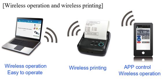 SRT-6610 Kleuren LCD 13 Parameters Draadloze Synchrone Mobiele Telefoon APP Oppervlakte Ruwheidsmeter