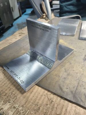 25 Defecten Standaardtestkit voor magnetische deeltjes/dye-penetrator MT/PT KIT