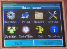 RHL-60 Kleur LCD Draagbare metalen schil Leeb Hardheidstester