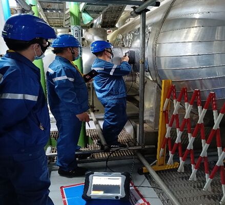 HEF-17B metalen pijp wanddikte buiten puls eddy current detectie