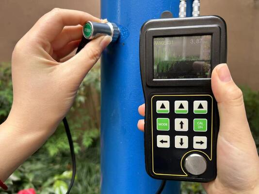 TG-5100D Real Time A Scan En B Scan Doorheen Coating Ultrasone Dikte Gauge