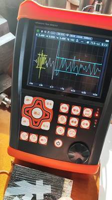 HFD-810 IP65 Hoge Precisie Ultrasone Verbindingstester met B-scan Beeldvorming Bluetooth PDF Rapport