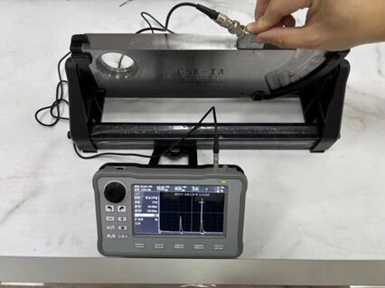 FD-500mini Ultra-Small Ultrasonic Metal Defect Detector met DAC/AVG functie voor industriële NDT