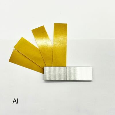 EDT-03 Eddy Current Test Standard Block met 0,2/0,5/1,0 mm Precision Notches