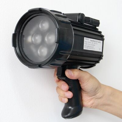 Handheld oplaadbare Dtyle LED-UV lamp met UV en wit licht dubbele functie