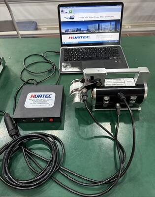 MRT-test Magnetisch touw Stalen draadtouwen Defector HRD-100 slijtagefout detectieapparaat