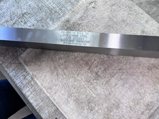 API 19mm 38mm 75mm standaard ultrasone referentiekalibratieblok met zijdelingse geboorde gaten voor UT-tests