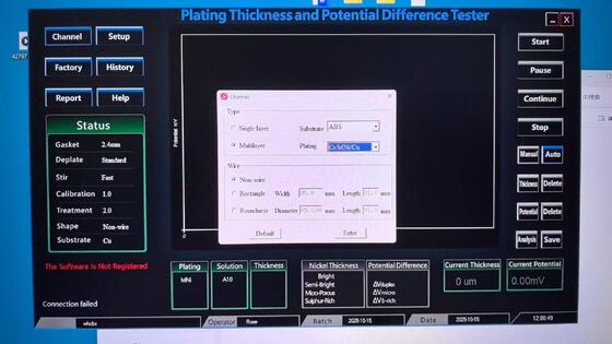 TG-100G Elektrolytische laagdikte meetmachine Meerschaal Nikkelpotentieelverschil testmachine